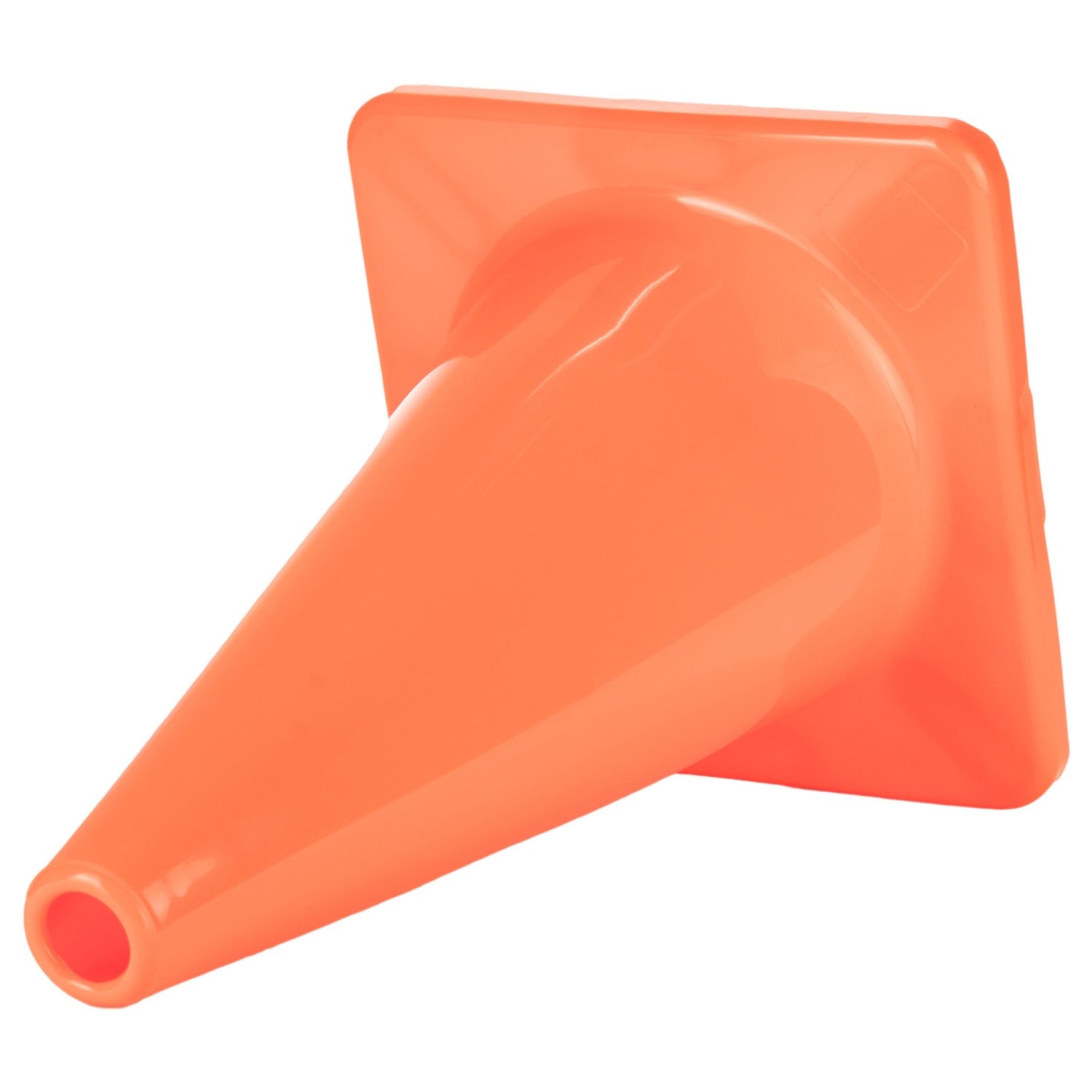 Hi-Visibility Flexible Vinyl Cone, Weighted, Orange, 18" Length