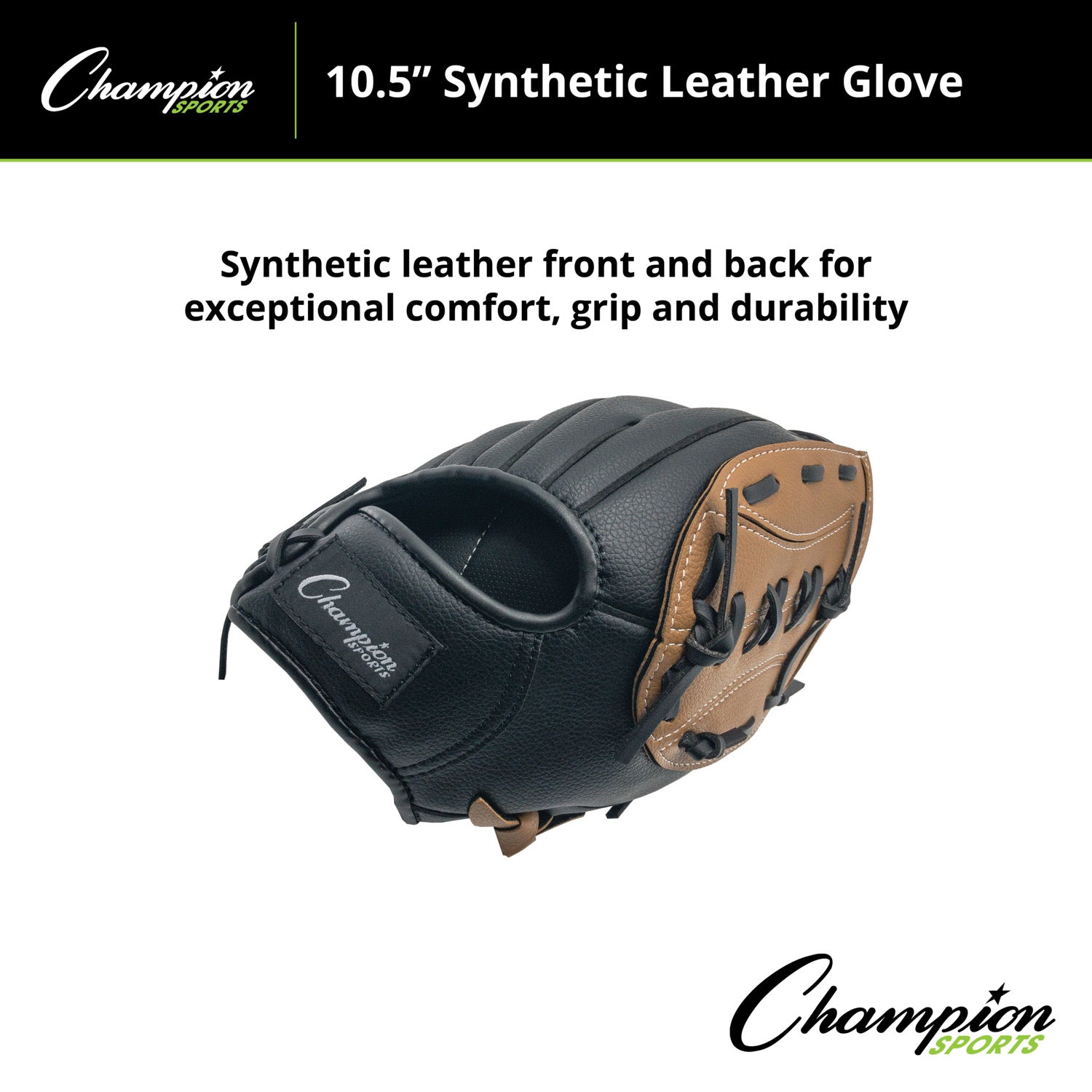 Leather & Vinyl 11" Baseball/Softball Glove