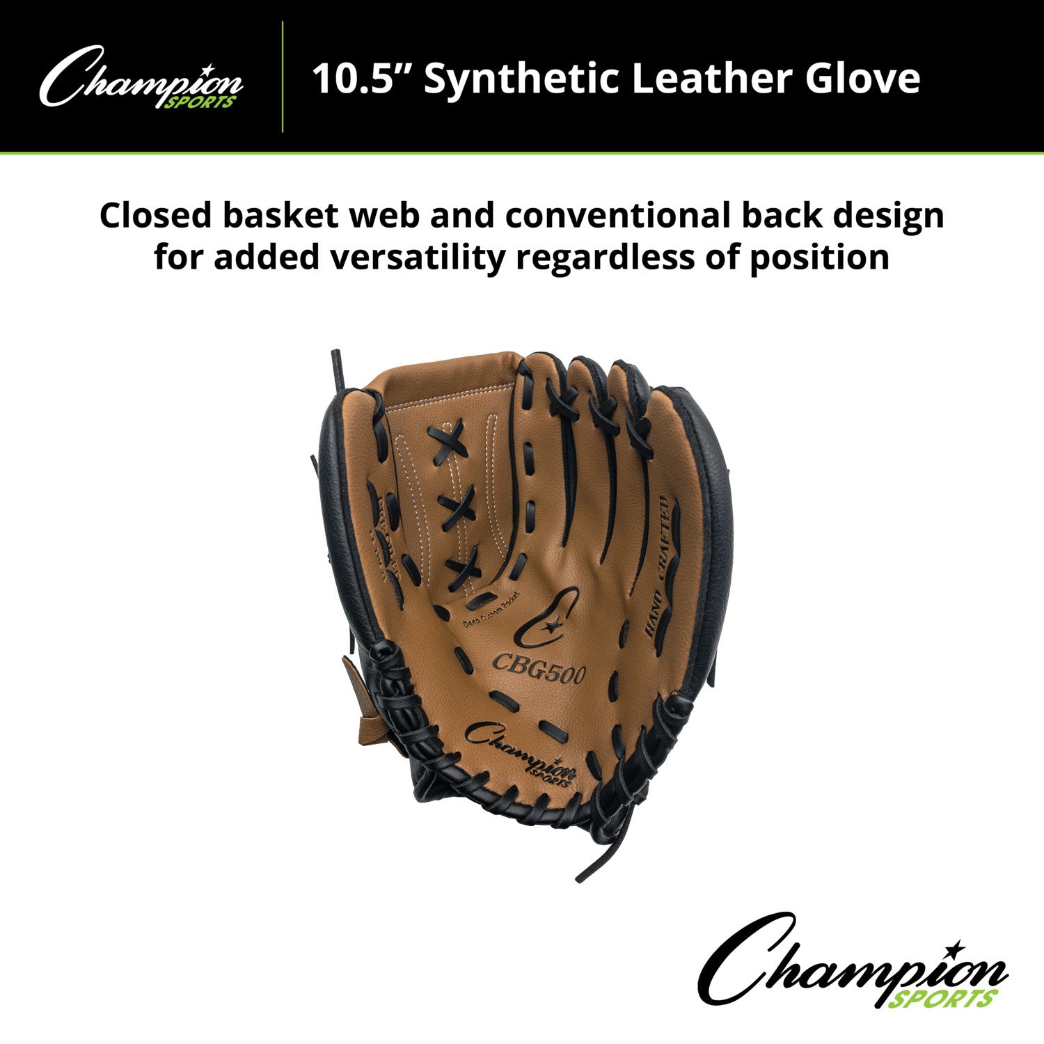 Leather & Vinyl 11" Baseball/Softball Glove