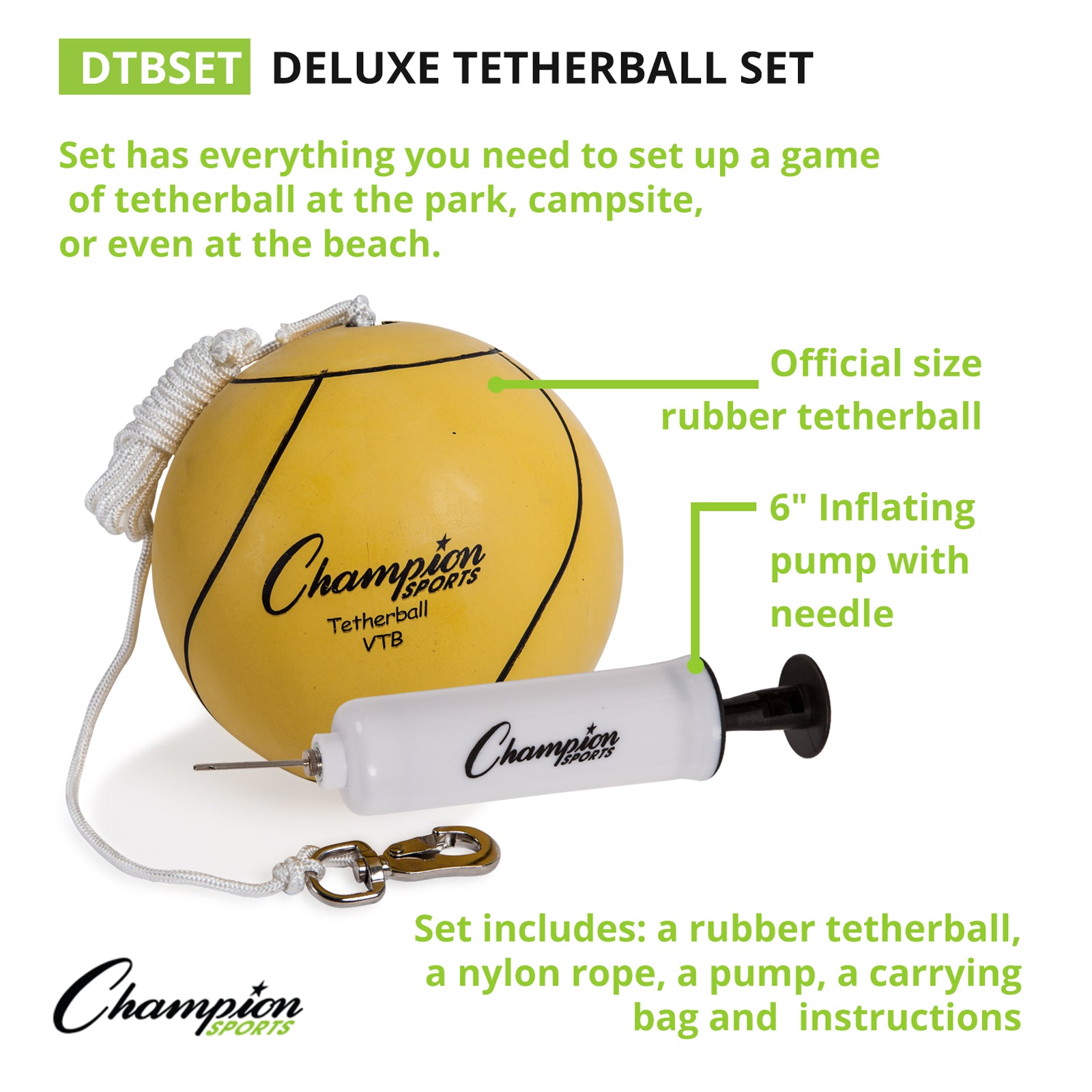 Deluxe Tether Ball Set