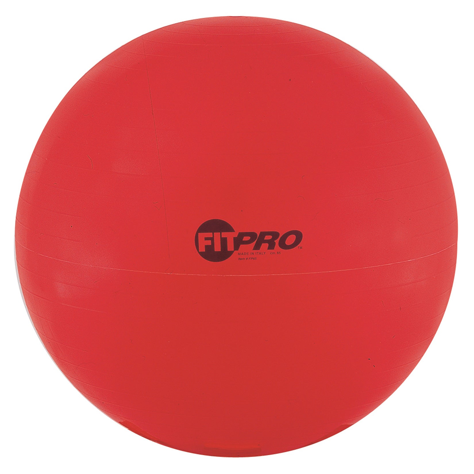 FitPro Training & Exercise Ball, 65cm, Red