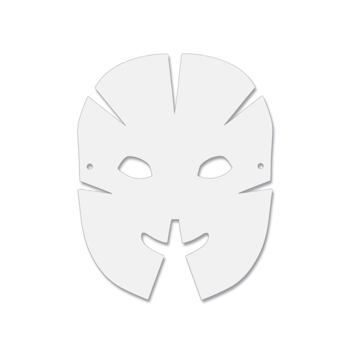 Die-Cut Dimensional Paper Masks, 10-1/2" x 8-1/4", 40 Per Pack, 3 Packs