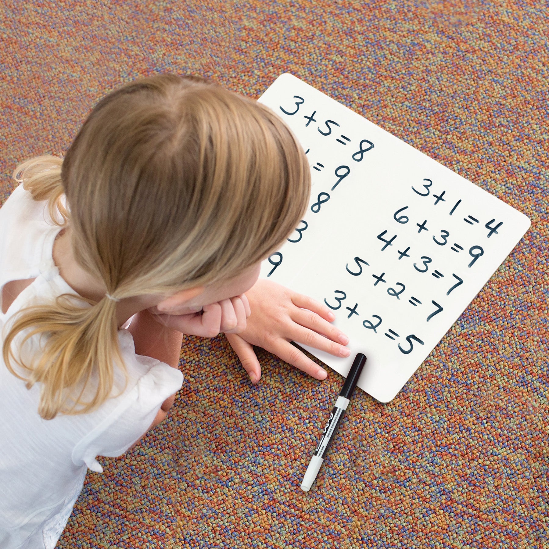 Combo Board, 2-Sided, Chalk/Whiteboard, 9" x 12", 10 Boards - A1 School Supplies