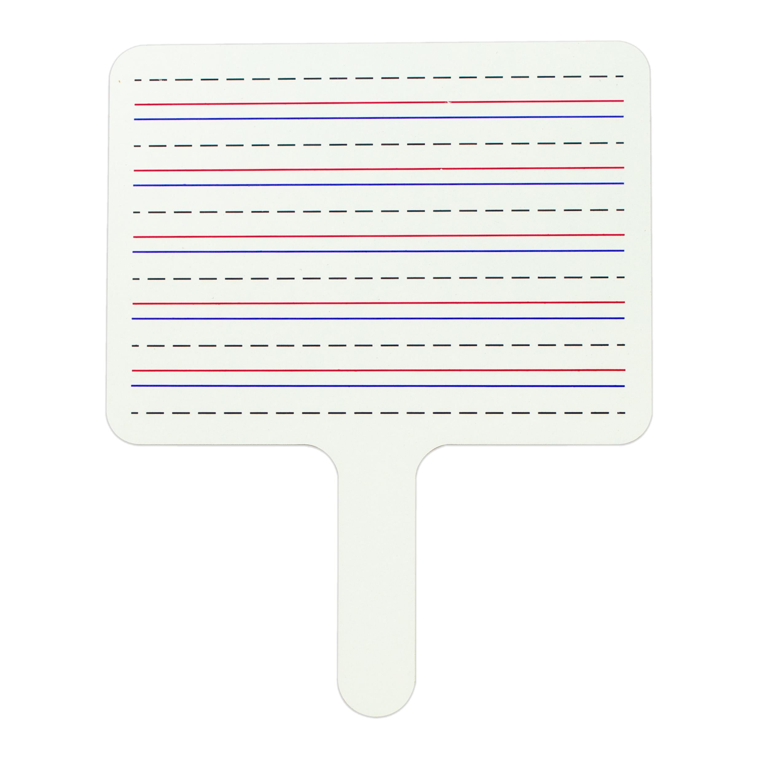 Two-Sided Dry Erase Answer Paddles, Set of 12