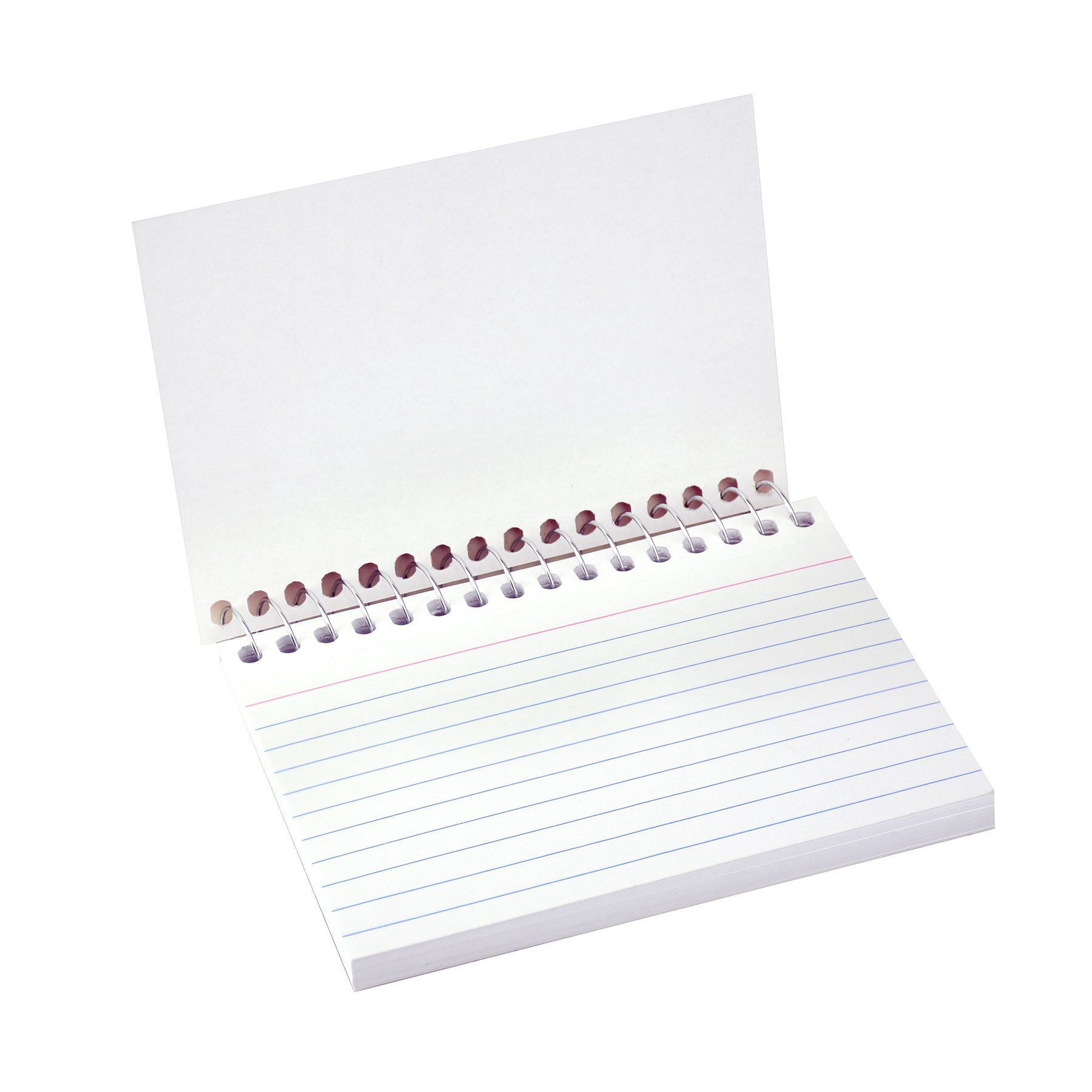 Spiral Bound Index Card Notebook, 4" x 6", Ruled, Pack of 10