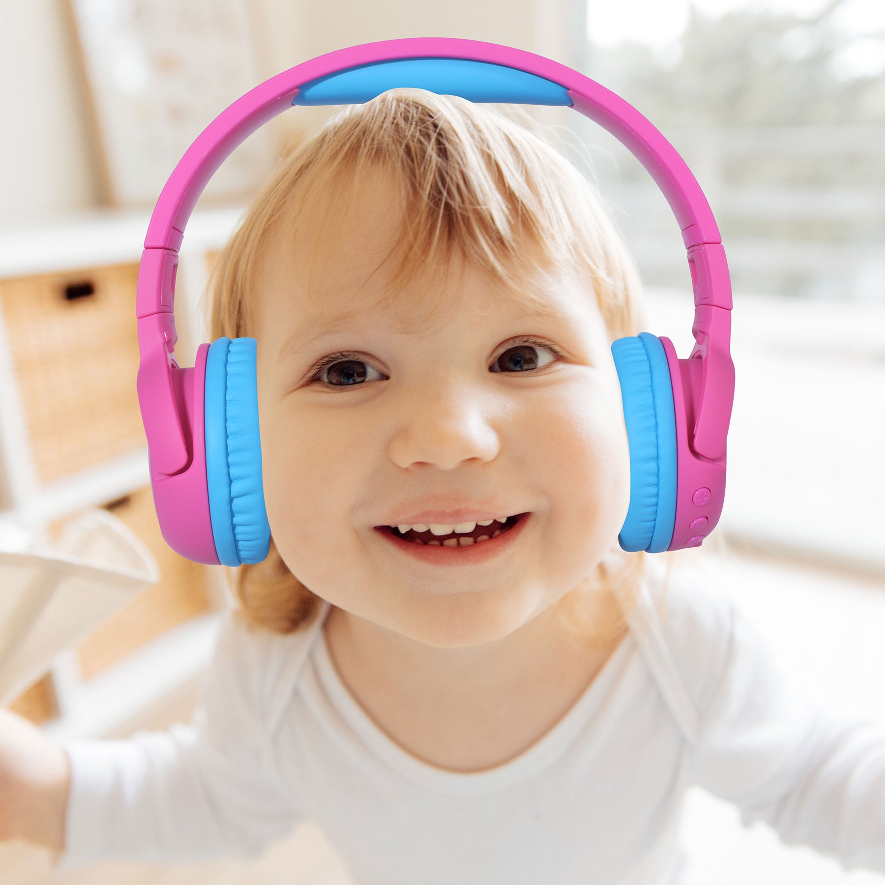 KB5 Kids Wireless Bluetooth Headphones, Pink