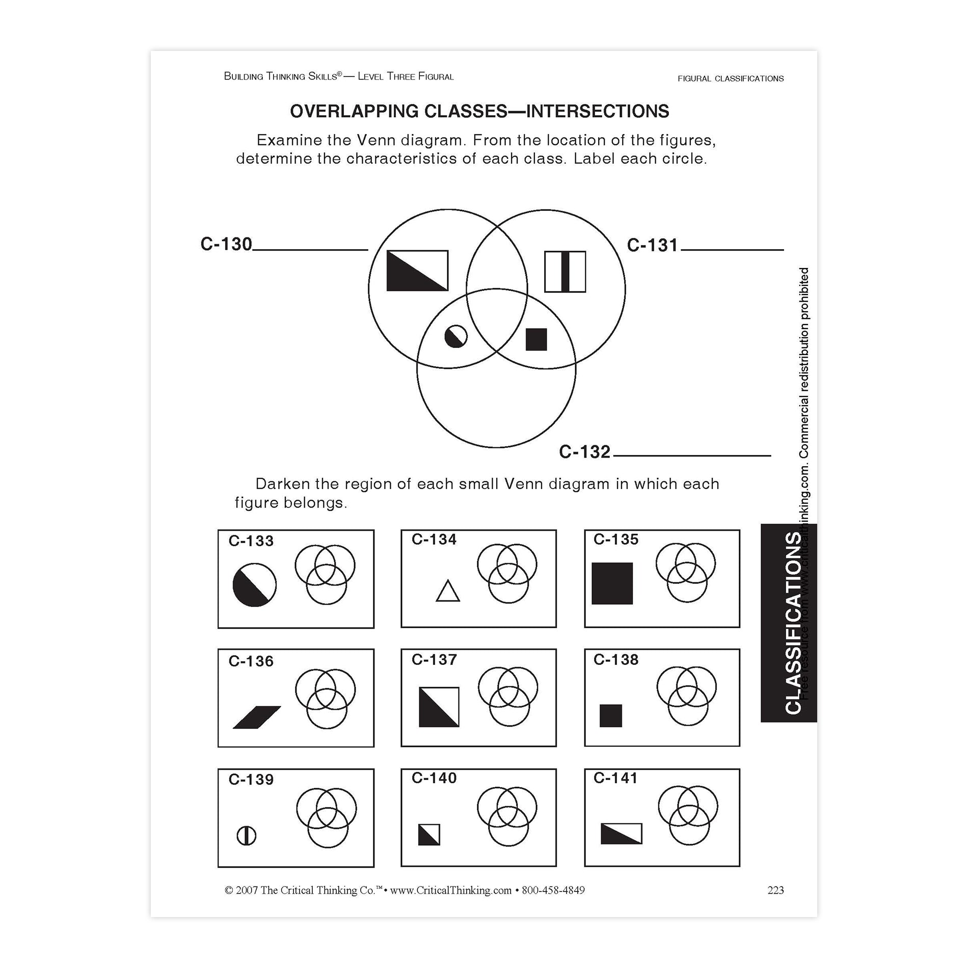 Building Thinking Skills® Book, Level 3, Grade 7-12+