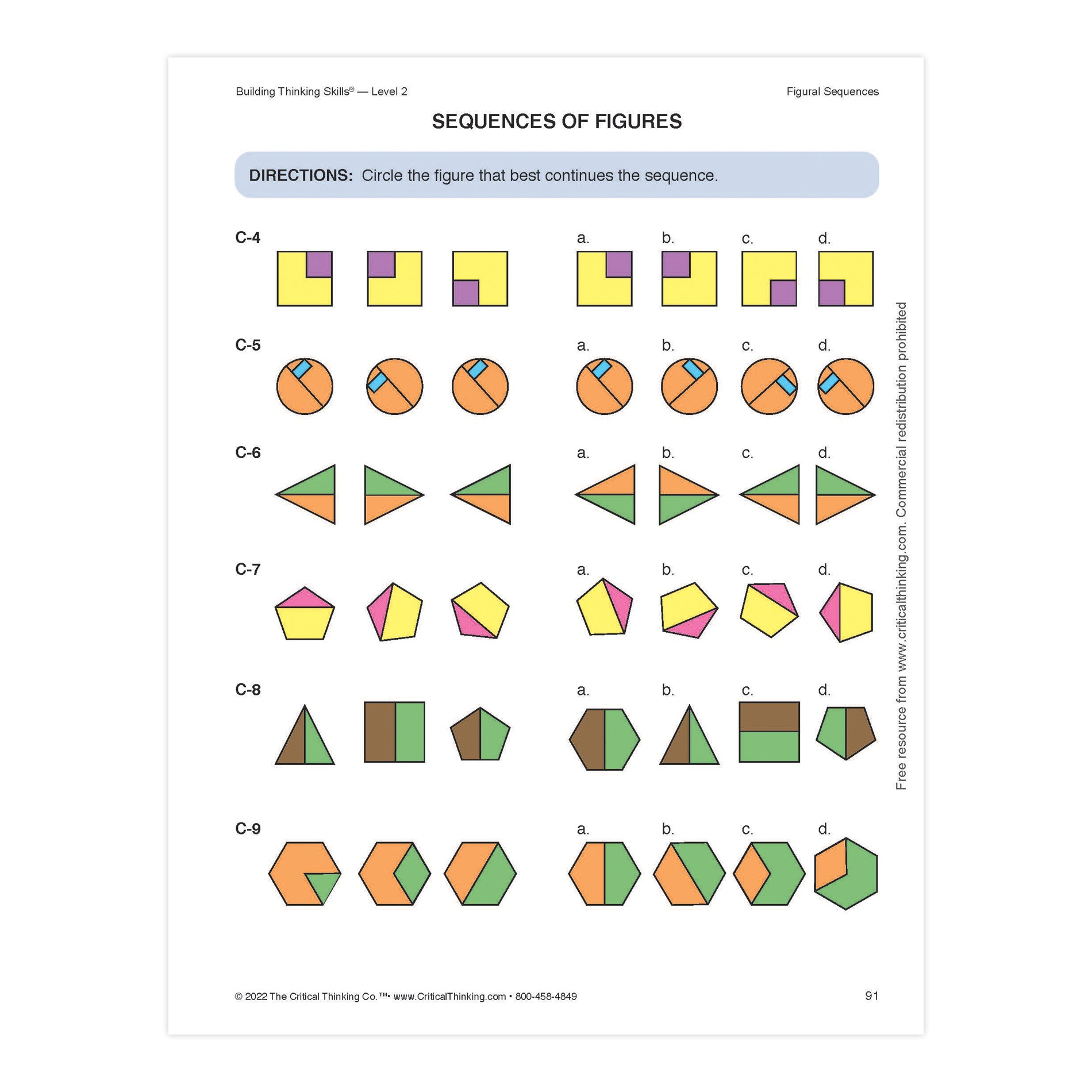 Building Thinking Skills®, Level 2, Grades 4-6