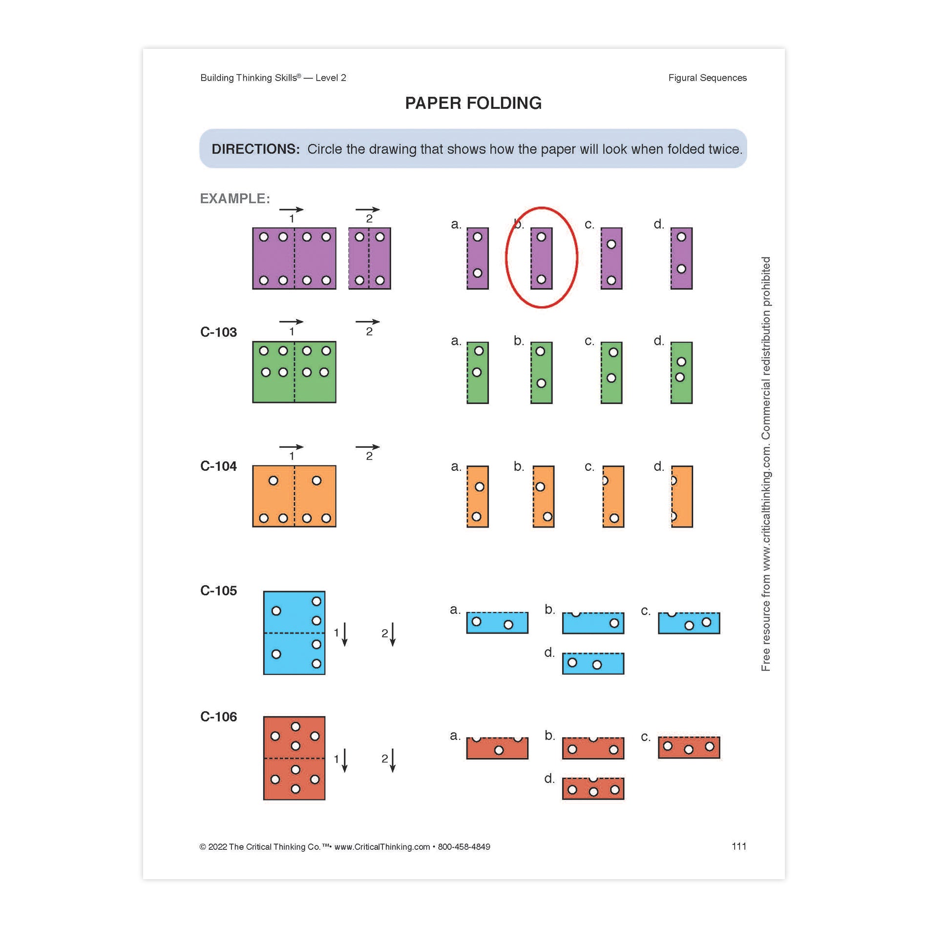 Building Thinking Skills®, Level 2, Grades 4-6