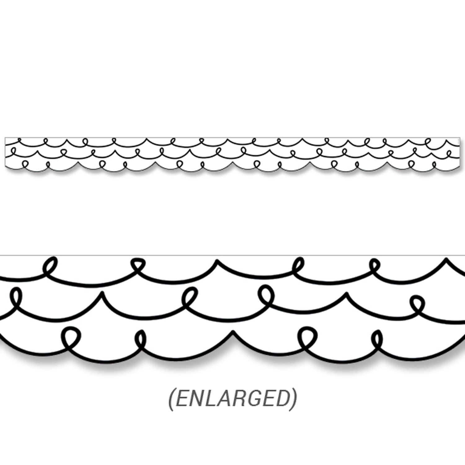 Core Décor Loop-De-Loop Border EZ Border, 48 Feet Per Pack, 3 Packs