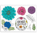 Bright Blooms Blooming Minds Bulletin Board Set - A1 School Supplies