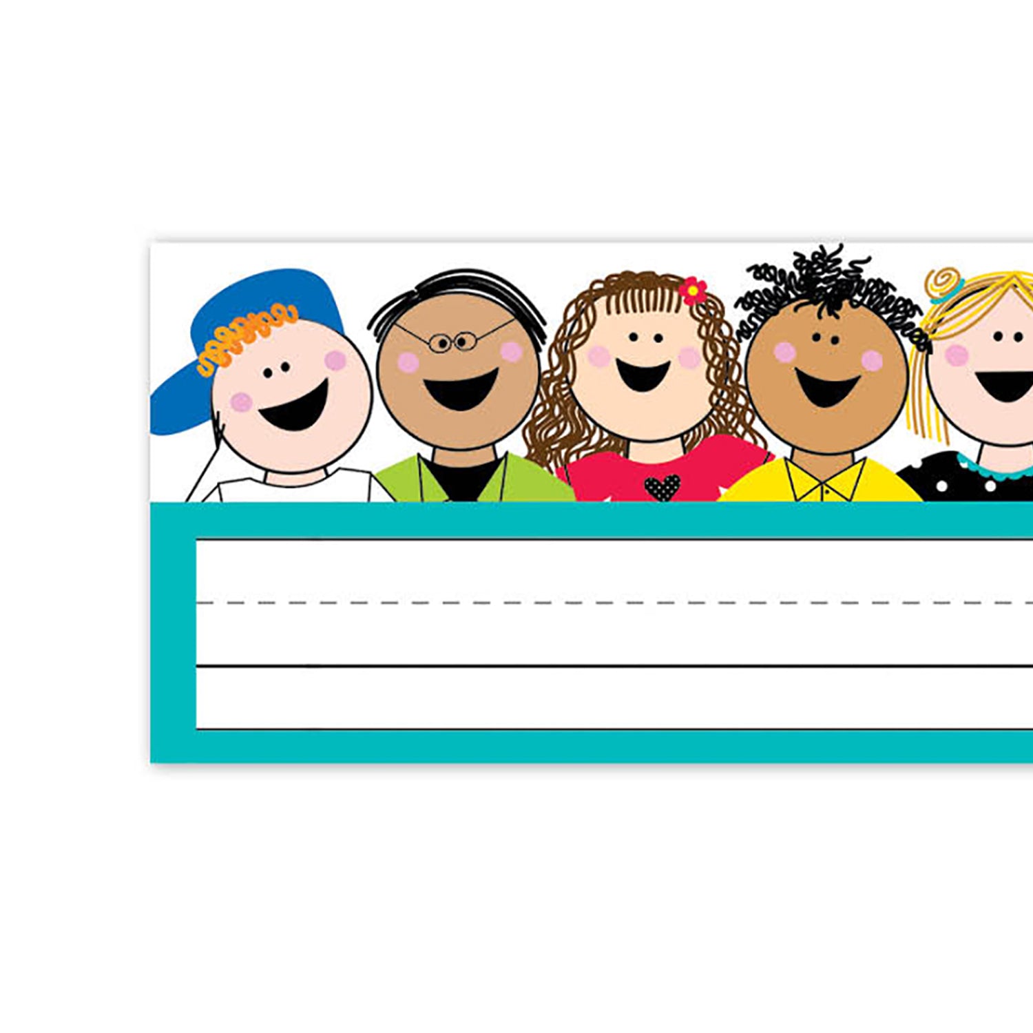 Stick Kids Name Plates, 9-1/2" x 3-1/4", 36 Per Pack, 6 Packs