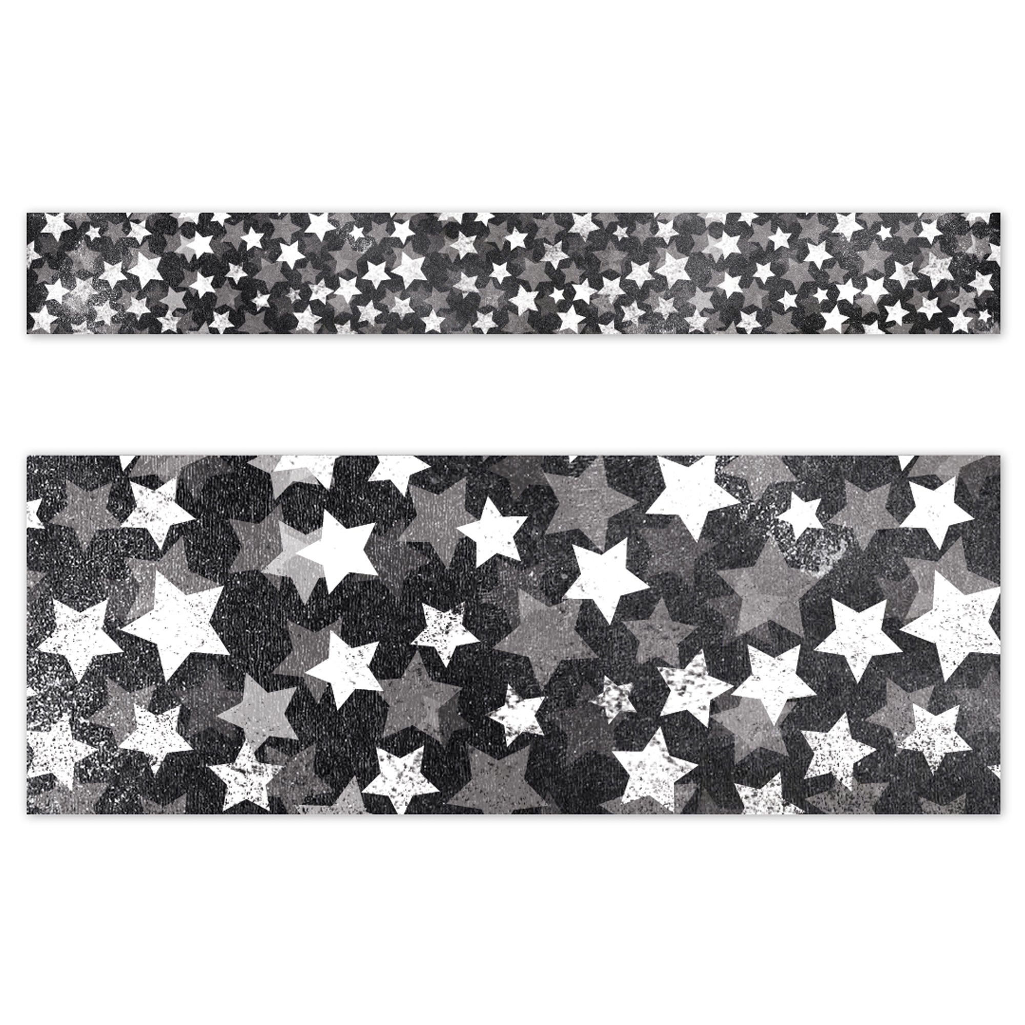 Chalk It Up! Chalk Stars EZ Border, 48 Feet Per Pack, 3 Packs