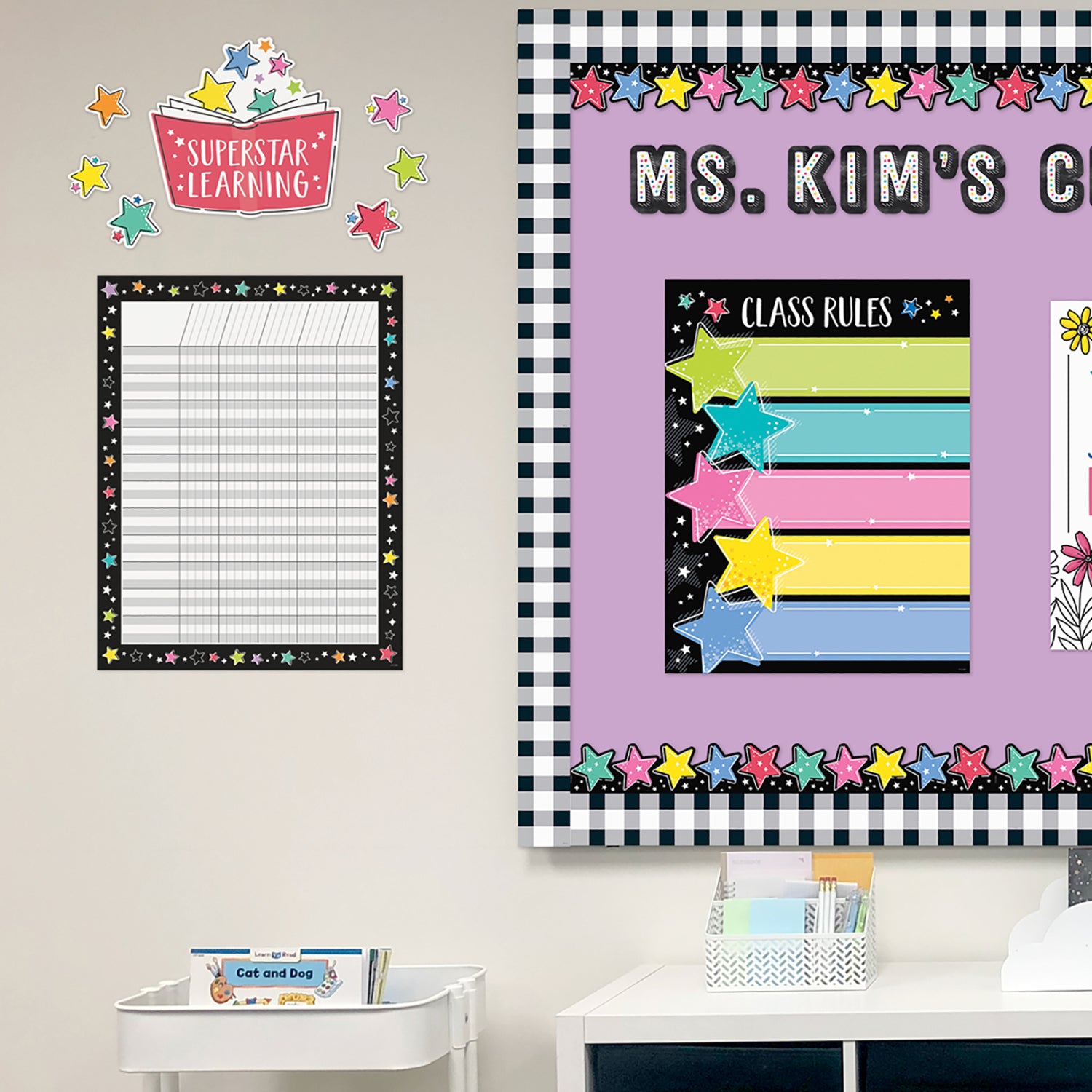 Star Bright Classroom Essentials 4-Chart Pack