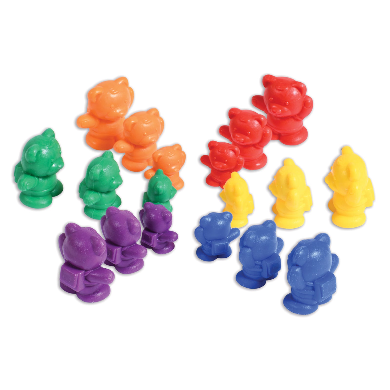 Backpack Bear Counters - Set of 96