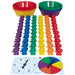 Counting Bears with Matching Bowls - 68pc Set - 60 Bear Counters, 6 Bowls & 2 Game Spinners - A1 School Supplies