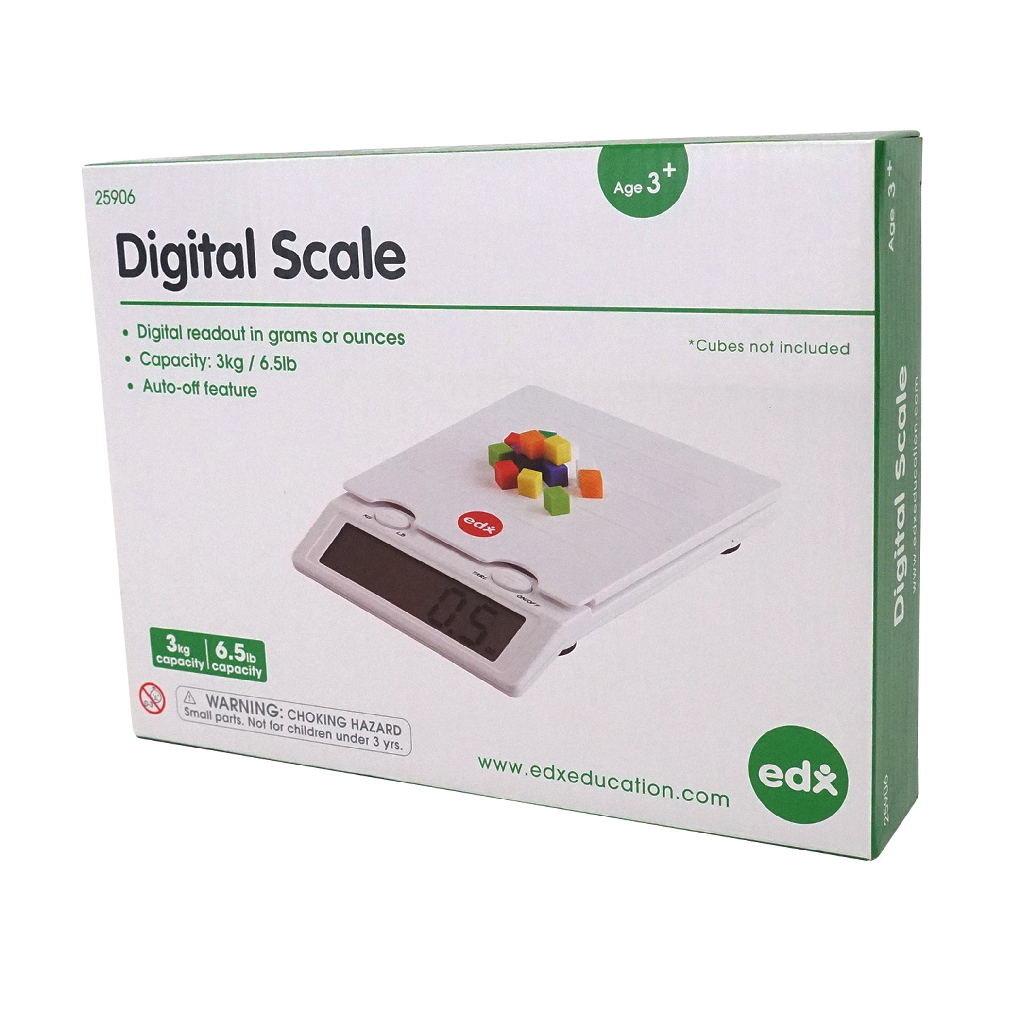 Digital Scale - Weigh in Pounds, Ounces, Grams, Kilograms - Max Weight of 6.5 lbs