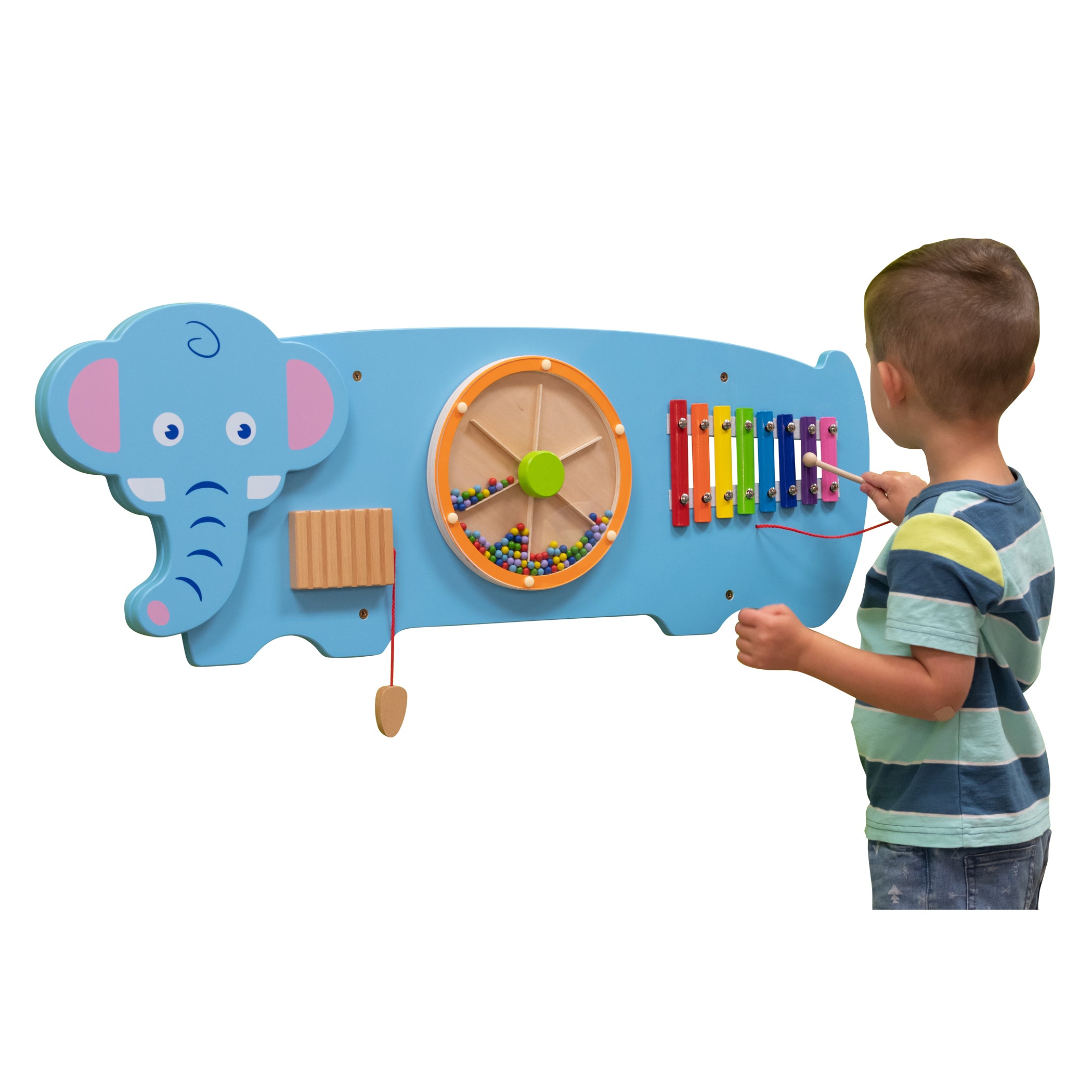 Elephant Activity Wall Panel - 18m+ - Toddler Activity Center