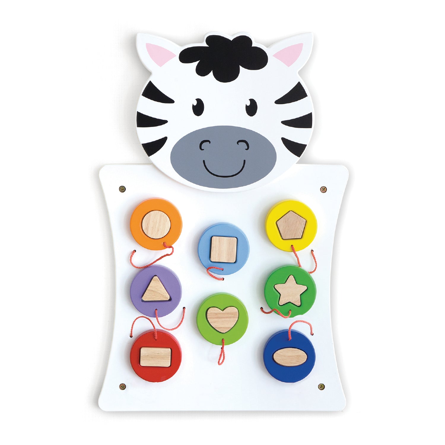 Zebra Activity Wall Panel - Toddler Activity Center