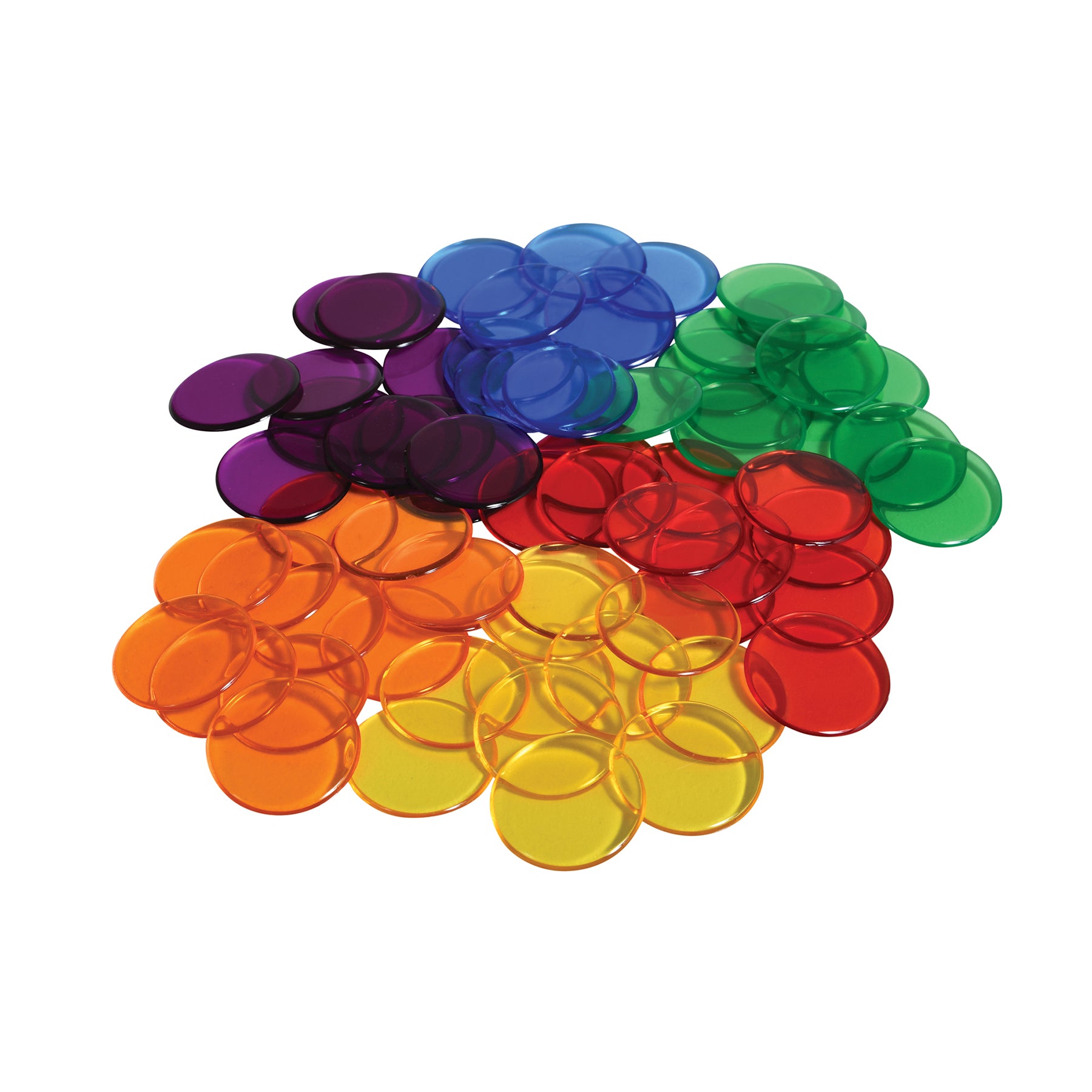 Transparent Counters - .75" - Set of 1,000