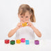 Perception Cubes - Set of 8 - Assorted Colors - Transparent Manipulatives - A1 School Supplies