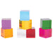 Perception Cubes - Set of 8 - Assorted Colors - Transparent Manipulatives - A1 School Supplies