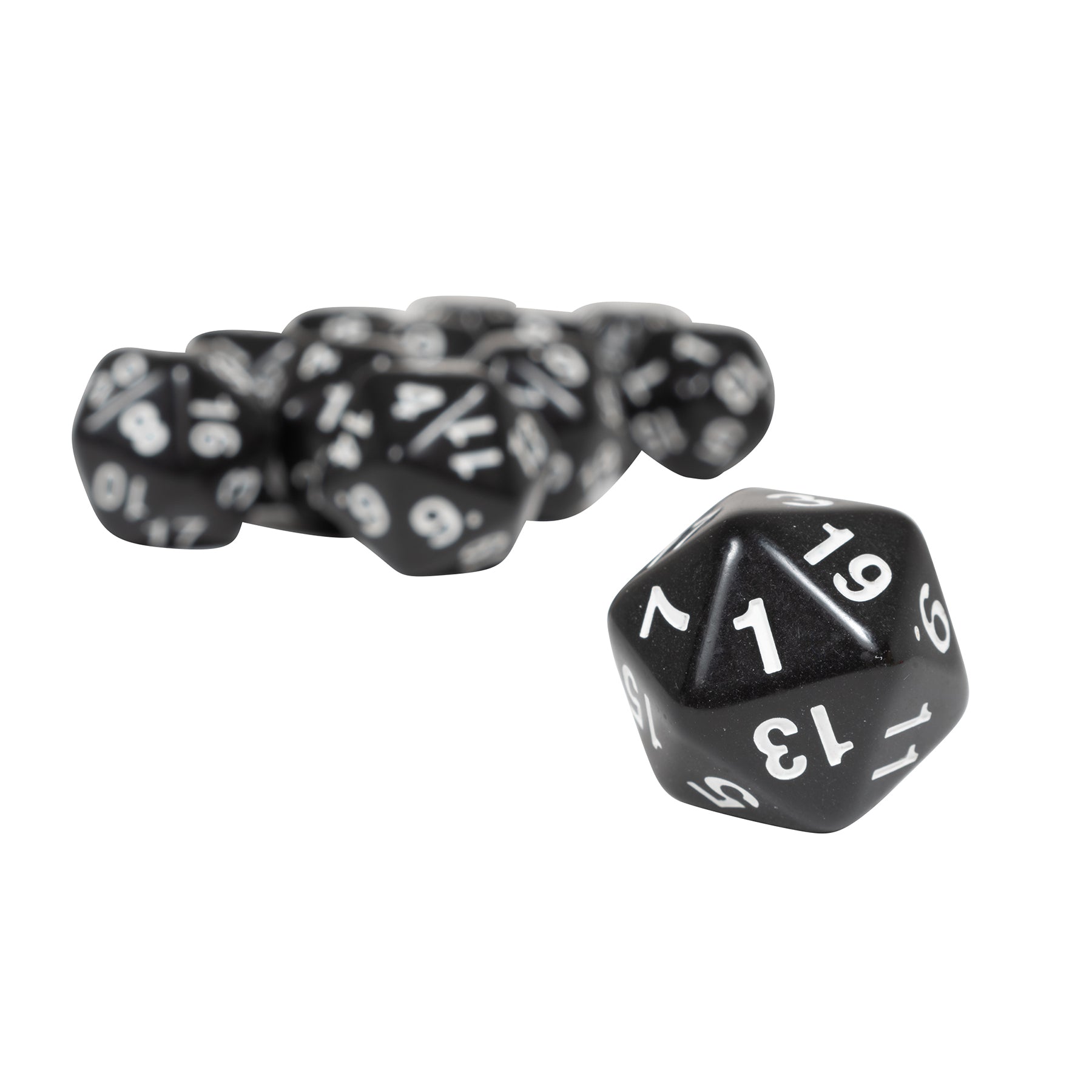 Polyhedra Dice - 20 Sides - 12 Per Pack - 3 Packs