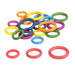 Rainbow Wooden Rings - Set of 21 - 3 Sizes - Counting and Sorting Rings - A1 School Supplies