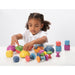 Rainbow Wooden Super Set - Set of 84 - 12 Different Shapes in 7 Colors - A1 School Supplies
