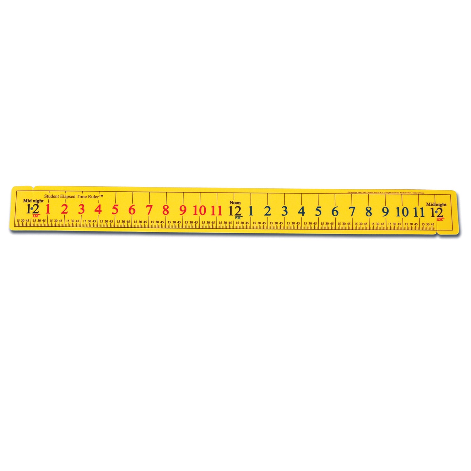 Elapsed Time Ruler - Student Size - Pack of 12