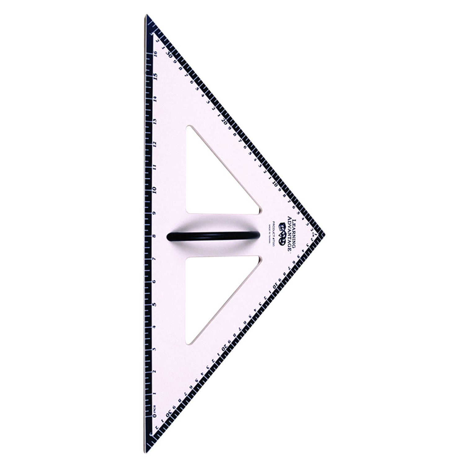 Dry Erase Magnetic Triangle - 45/45/90 Degrees