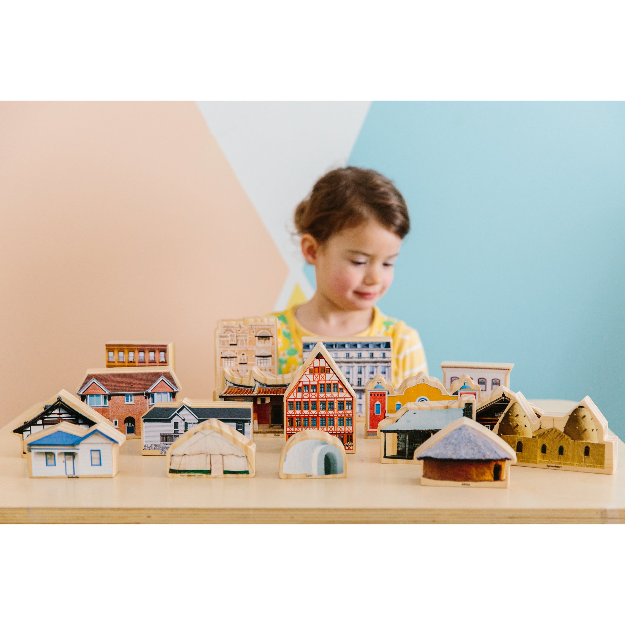 Where I Live? Wooden Blocks - Set of 17 - Ages 1+