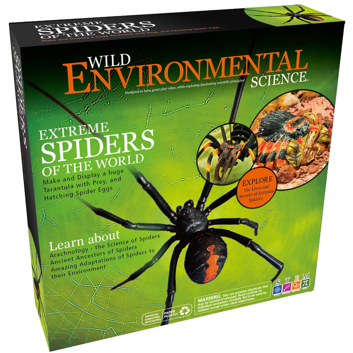 Extreme Spiders of the World - For Ages 6+ - Create and Customize Models and Dioramas - Study the Most Extreme Animals