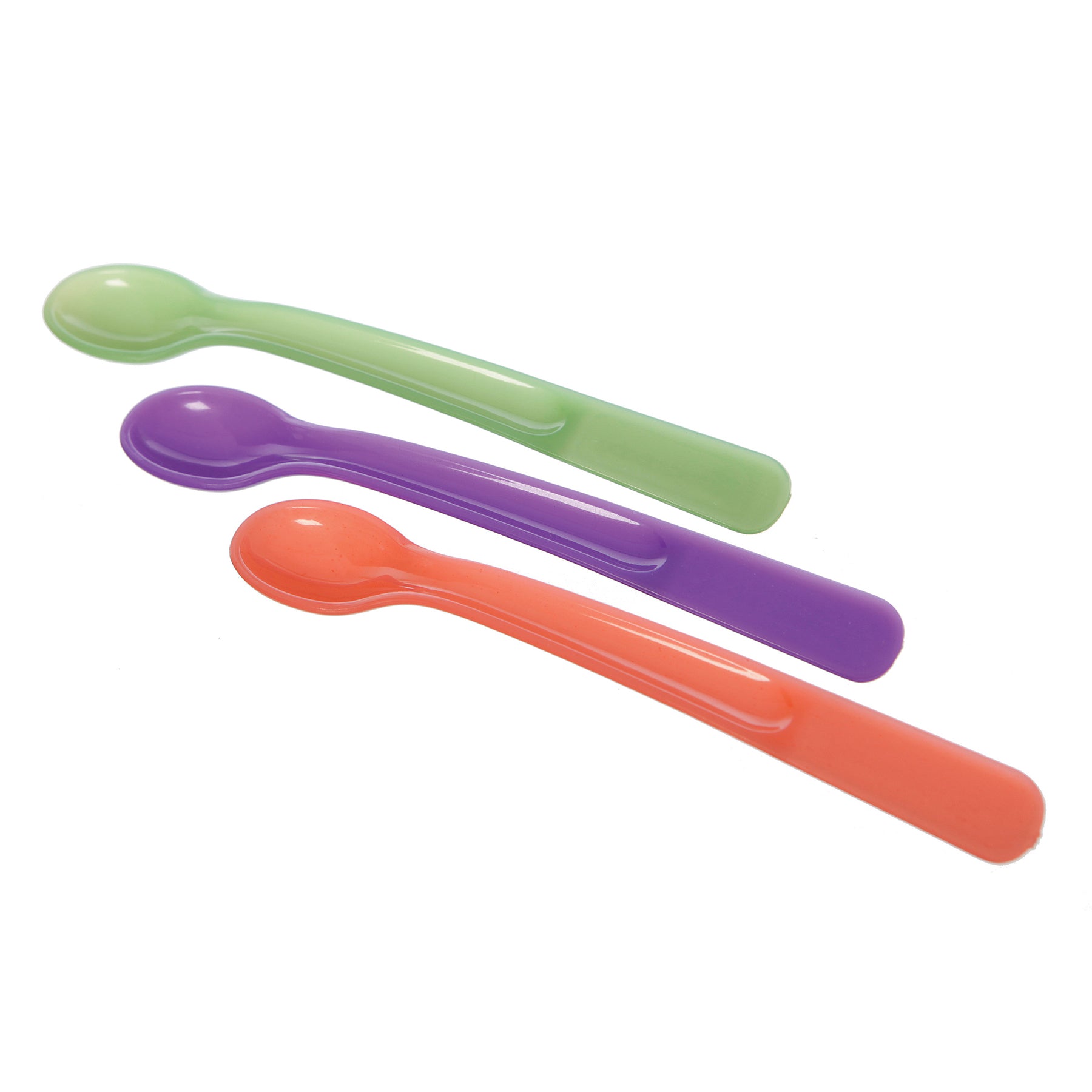 Heat Sensing Soft Tip Spoons, 3 Per Pack, 6 Packs