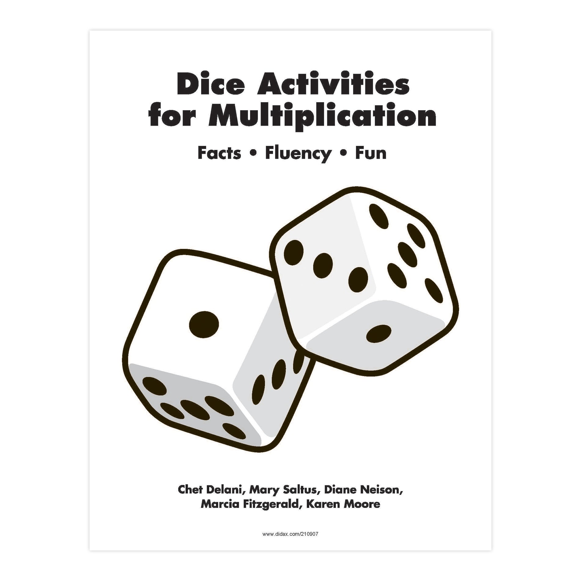 Dice Activities for Multiplication Book & CD