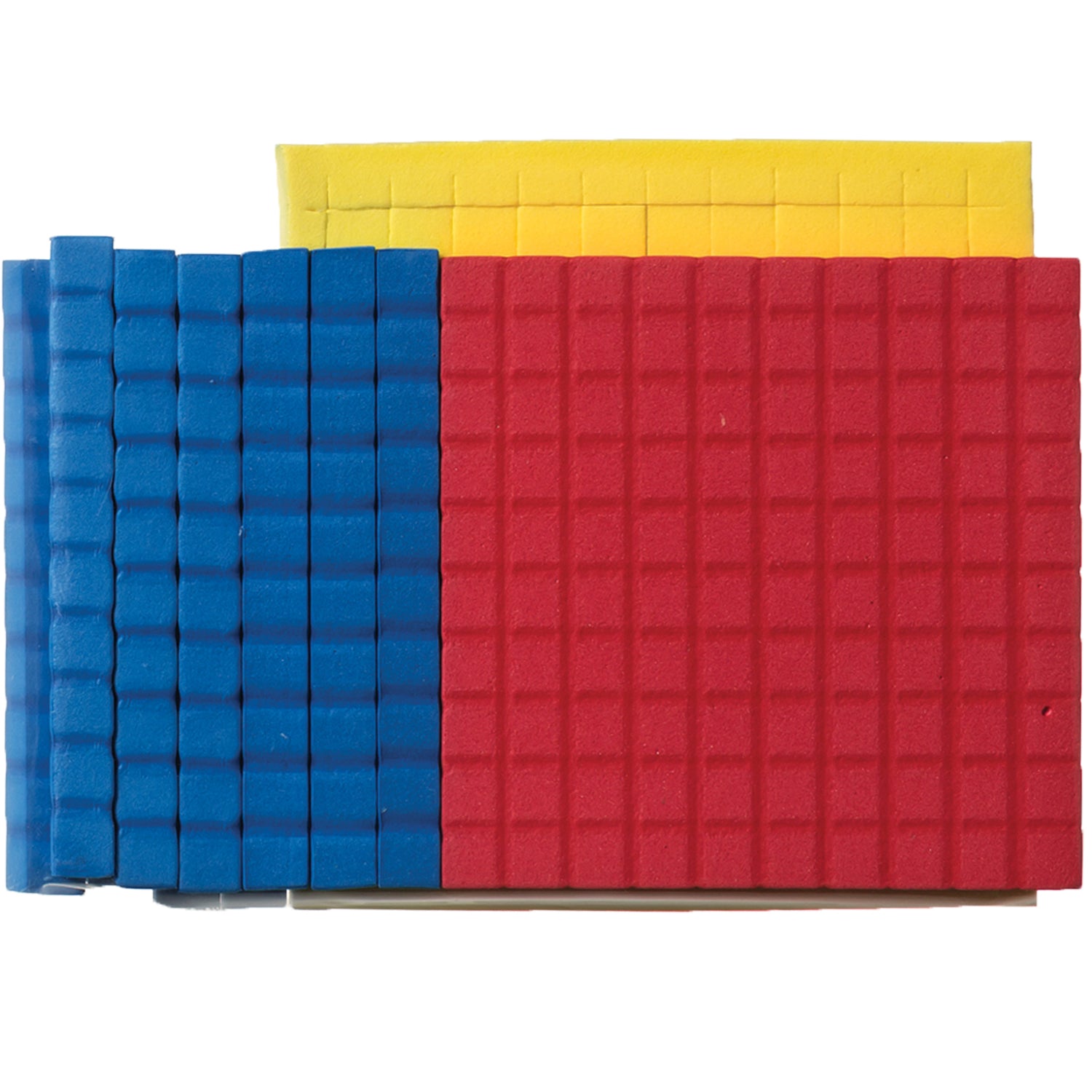 Foam Base Ten Blocks, 111 Per Pack, 3 Packs