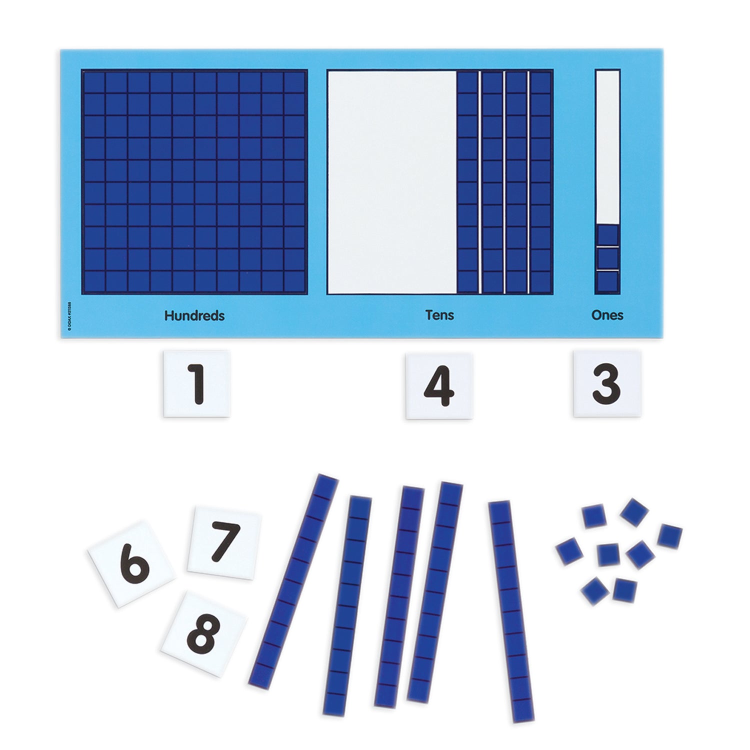 Magnetic Base Ten Place Value Frame Set