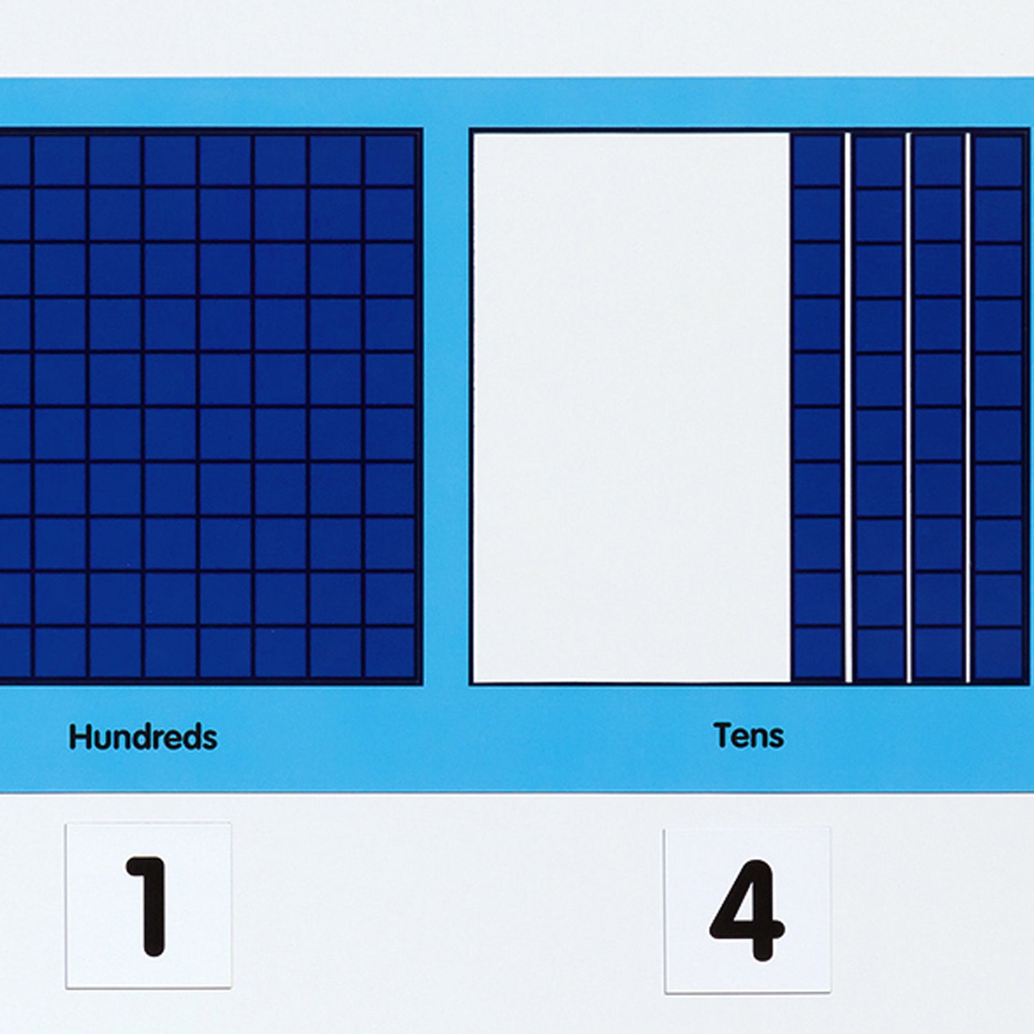 Magnetic Base Ten Place Value Frame Set