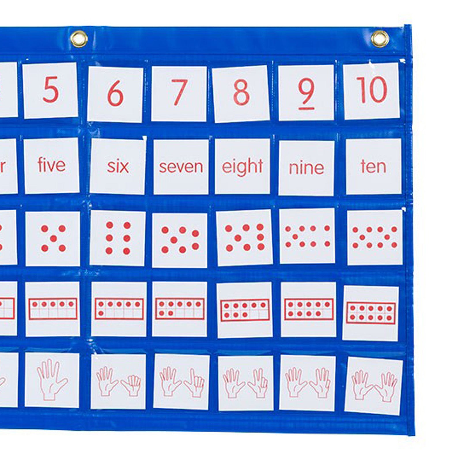 Number Path Pocket Chart with Cards