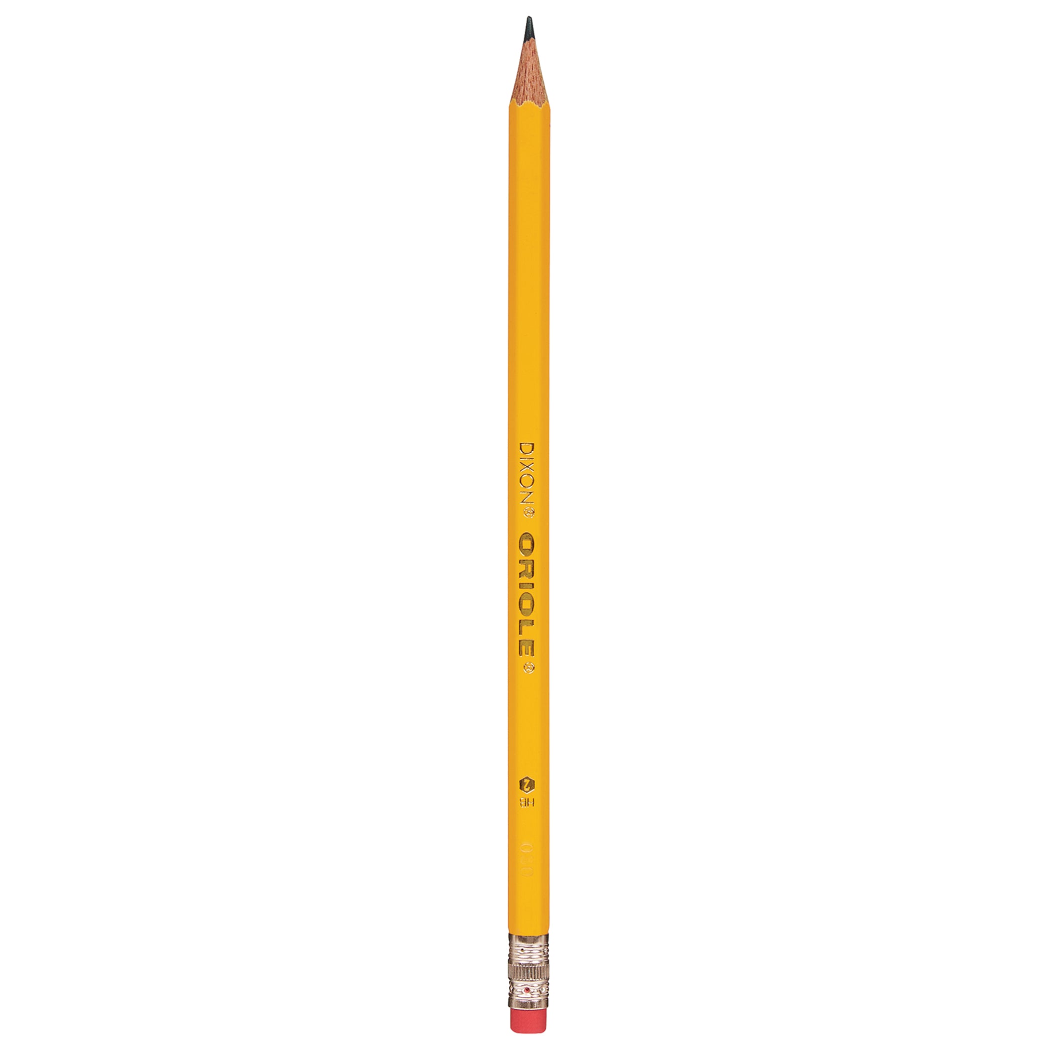 Oriole® Wood-Cased Pencils, #2 HB Soft, Pre-Sharpened, Yellow, 12 Per Pack, 6 Packs