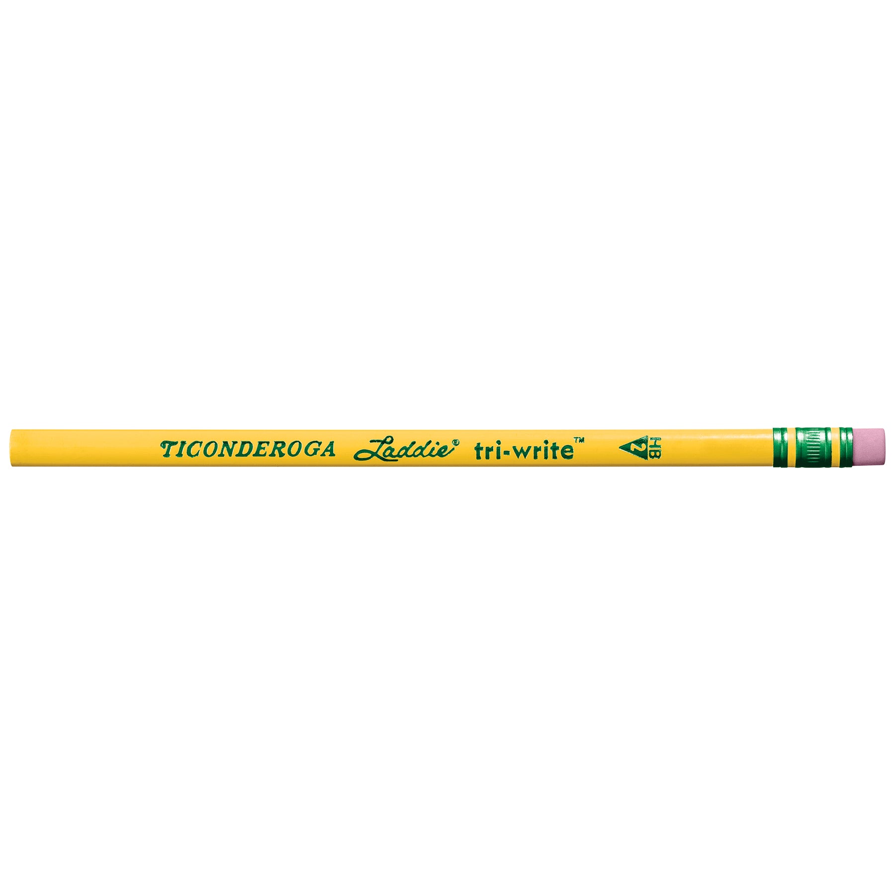 Laddie® Tri-Write Intermediate Size No. 2 Pencils with Eraser, Box of 36