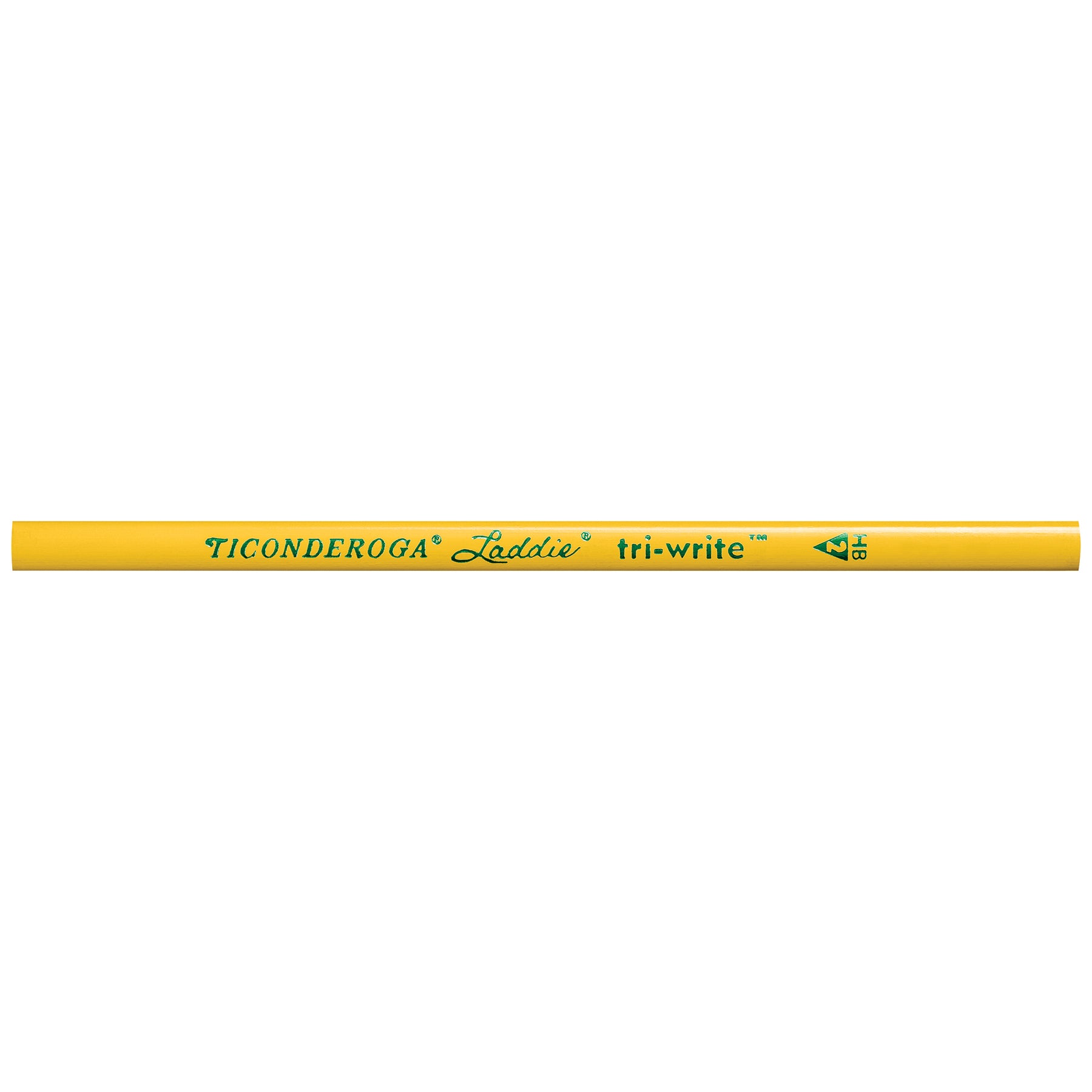 Laddie® Tri-Write Intermediate Size No. 2 Pencils without Eraser, Box of 36