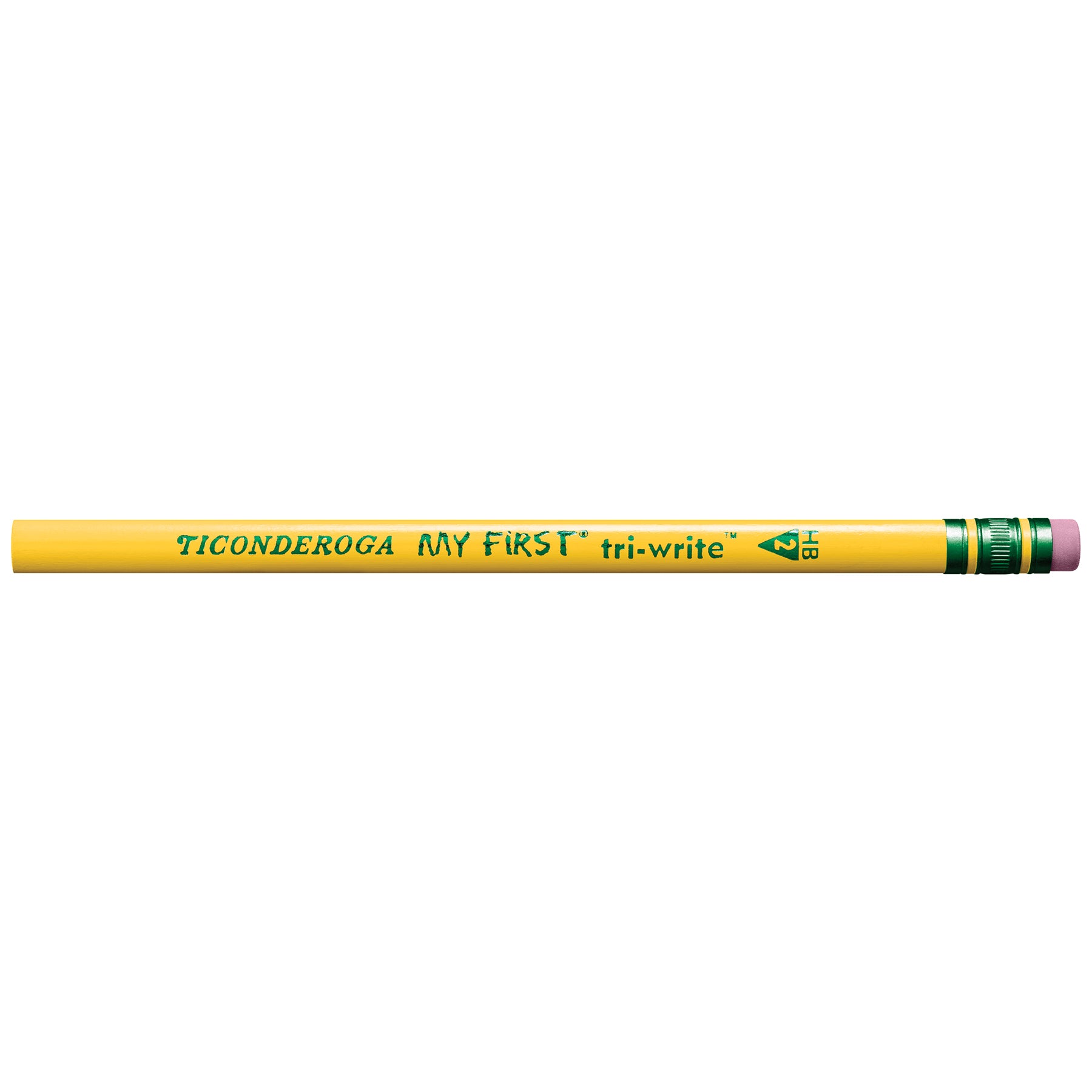 My First Tri-Write Primary Size No. 2 Pencils with Eraser, Box of 36