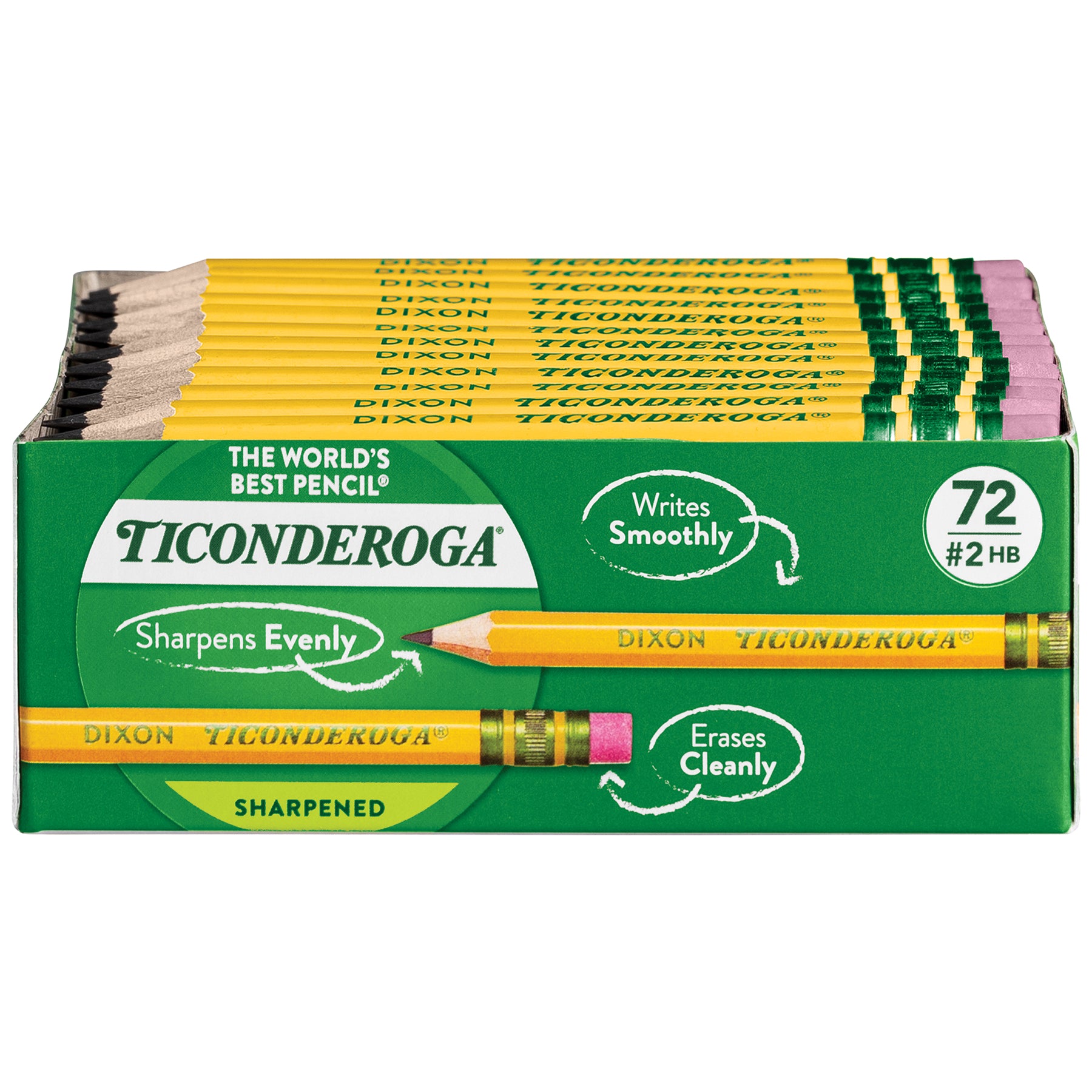 Golf Pencils with Eraser, Box of 72