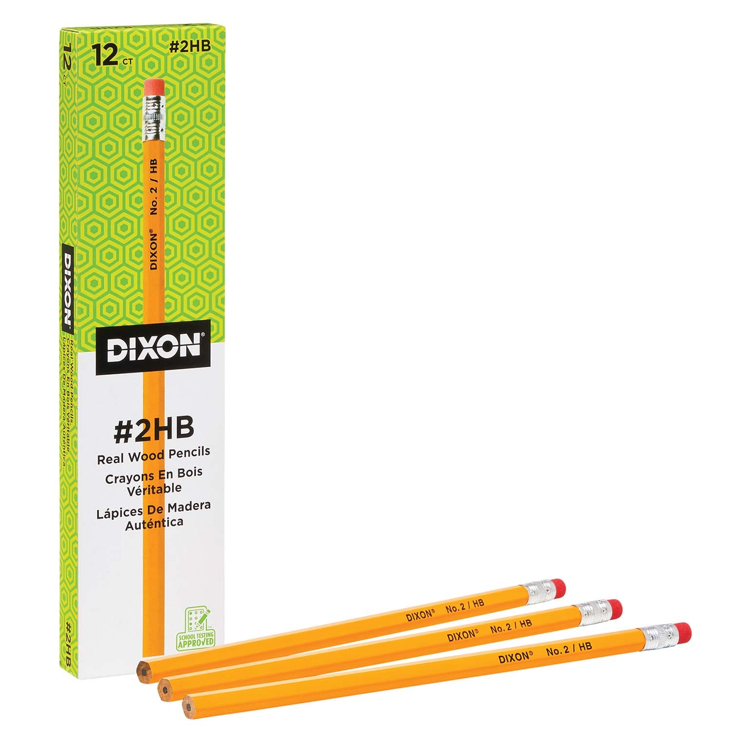 No. 2 Pencils, Yellow, 12 Per Box, 12 Boxes