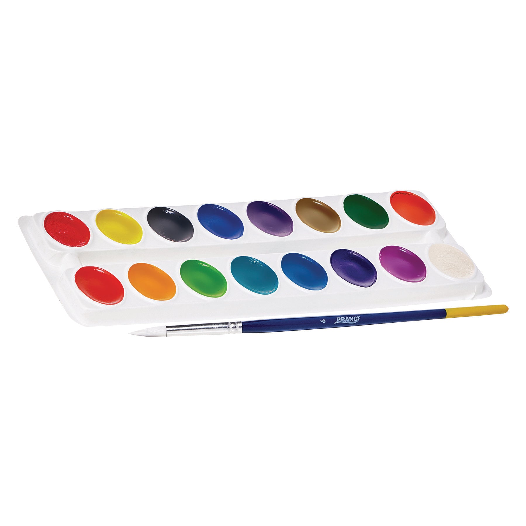 Semi-Moist Washable Watercolor Set, 16 Colors, 6 Sets