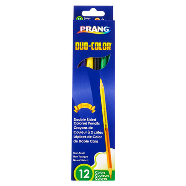 Duo Colored Pencils, 12 Color Set, 12 Sets - A1 School Supplies