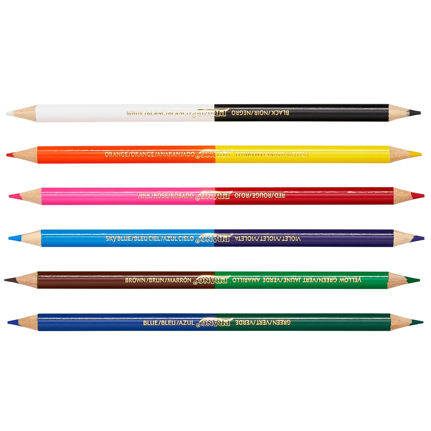 Duo Colored Pencils, 12 Color Set, 12 Sets