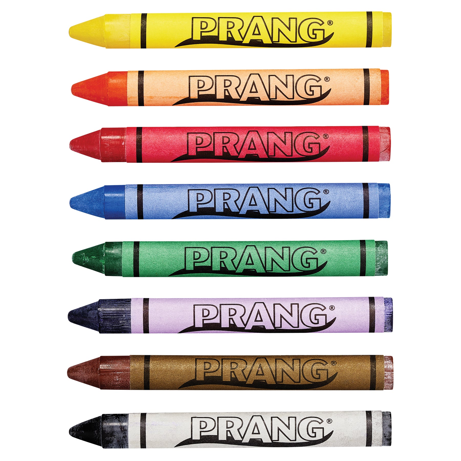 Crayons, Large, Master Pack, 8 Colors (25 Each), 200 Count