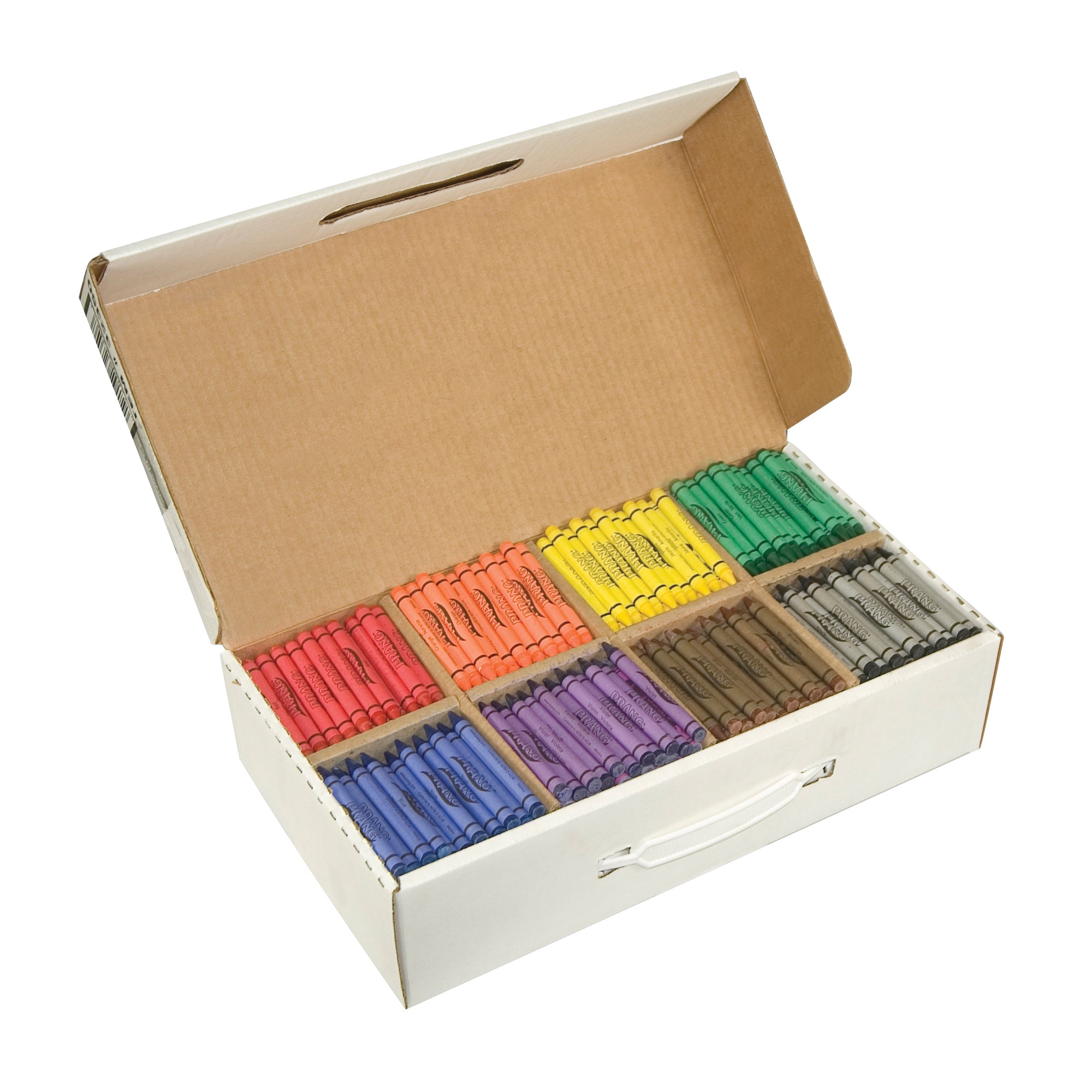 Crayons Master Pack, 8 Colors (100 Each), 800 Count